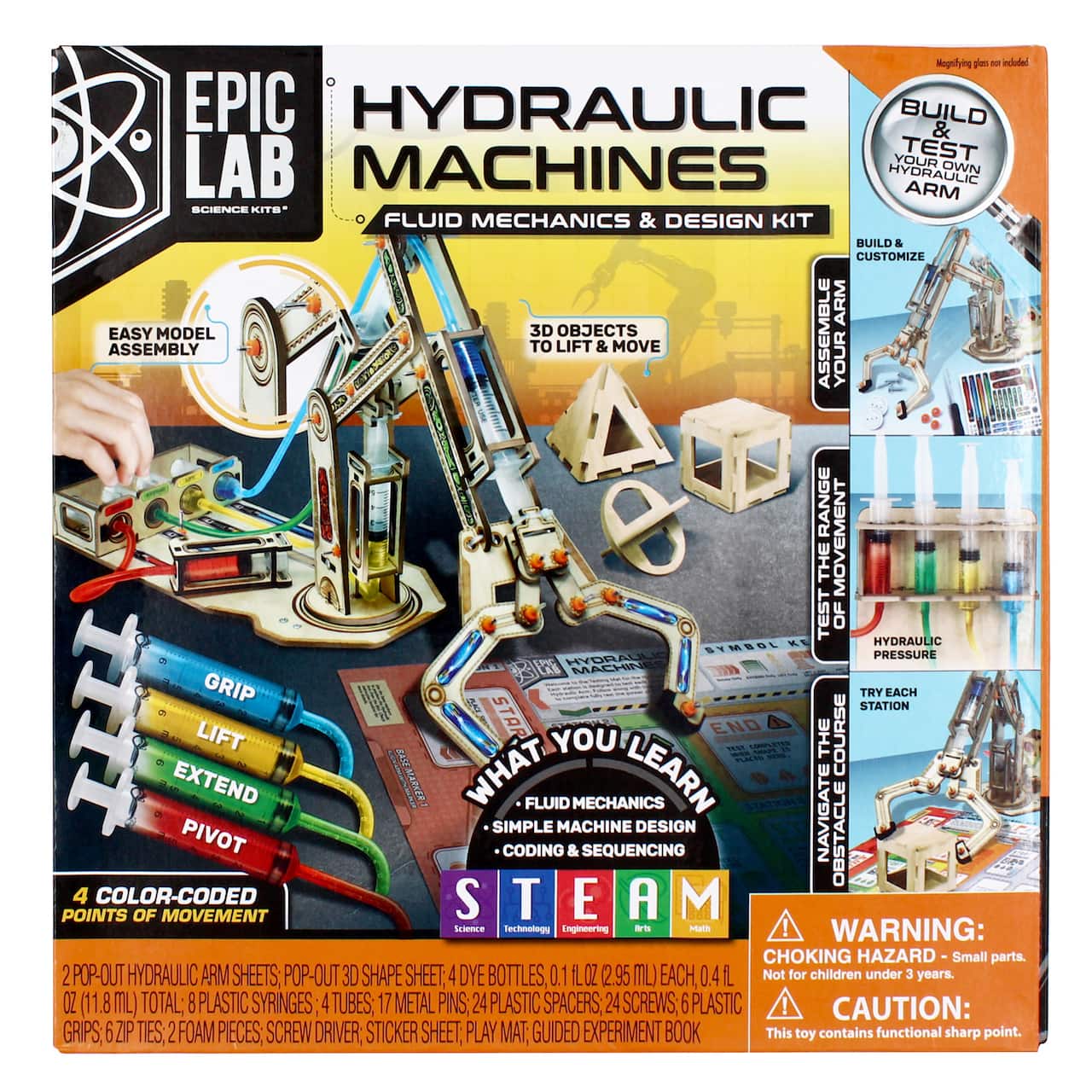 ArtSkills® Epic Lab Hydraulic Machines STEM Kit